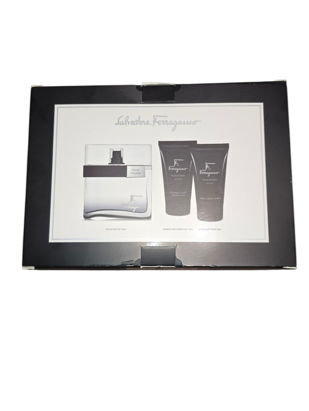 F Black By Salvatore Ferragamo 3 Piece Gift Set